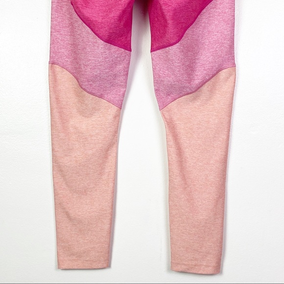 OUTDOOR VOICES Women's Springs Leggings 7/8 Flamingo Rose Clay Pink Tri Tone L - Picture 8 of 9